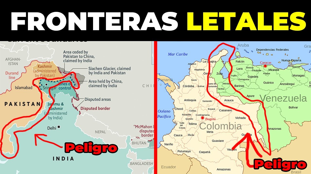 TOP 16 fronteras más Peligrosas del MUNDO