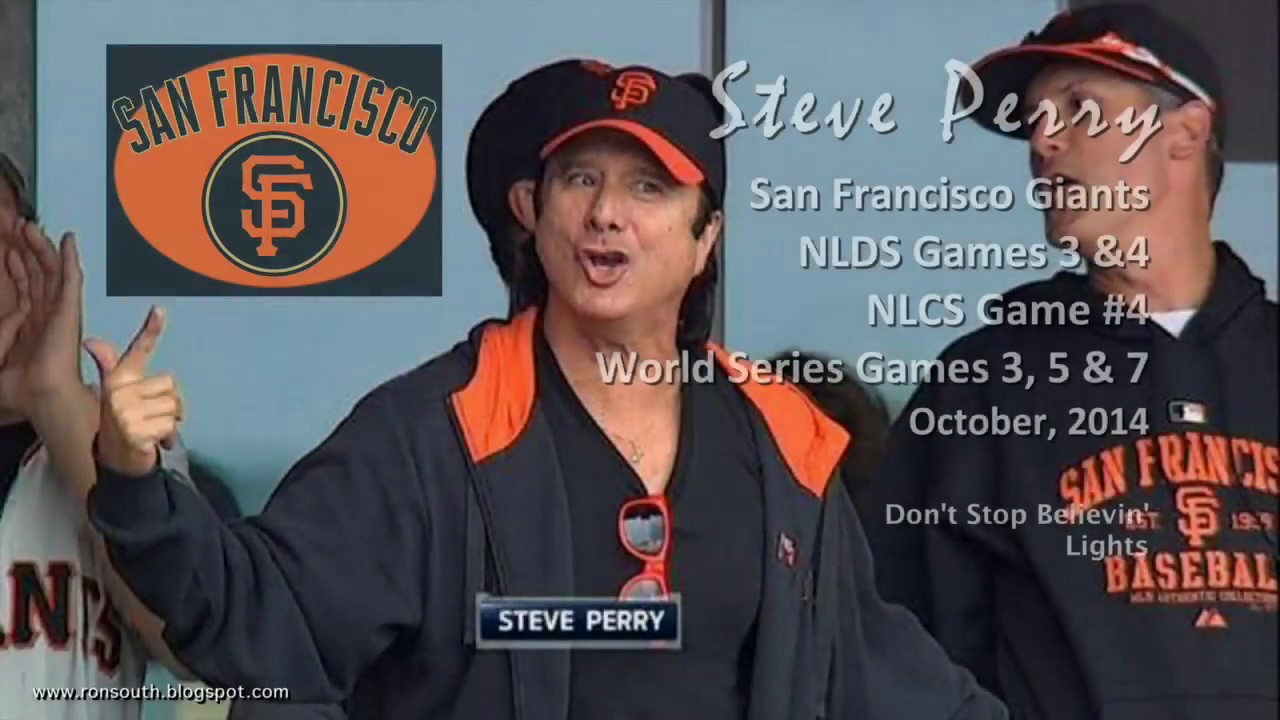 Steve Perry 2014 Giants Games and Victory and Parade