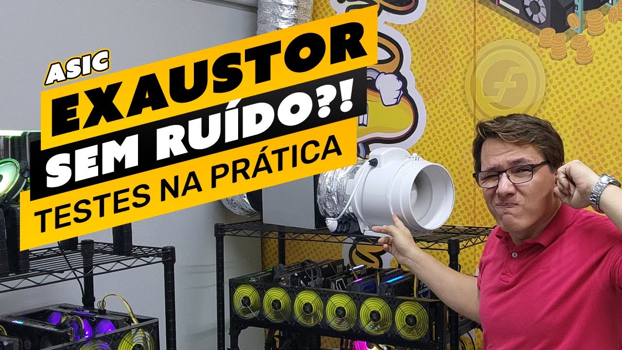 ⛏️🔇 ASICS SEM RUÍDO?! TROCANDO AS FANS DA ASIC POR EXAUSTORES - TESTE COMPLETO