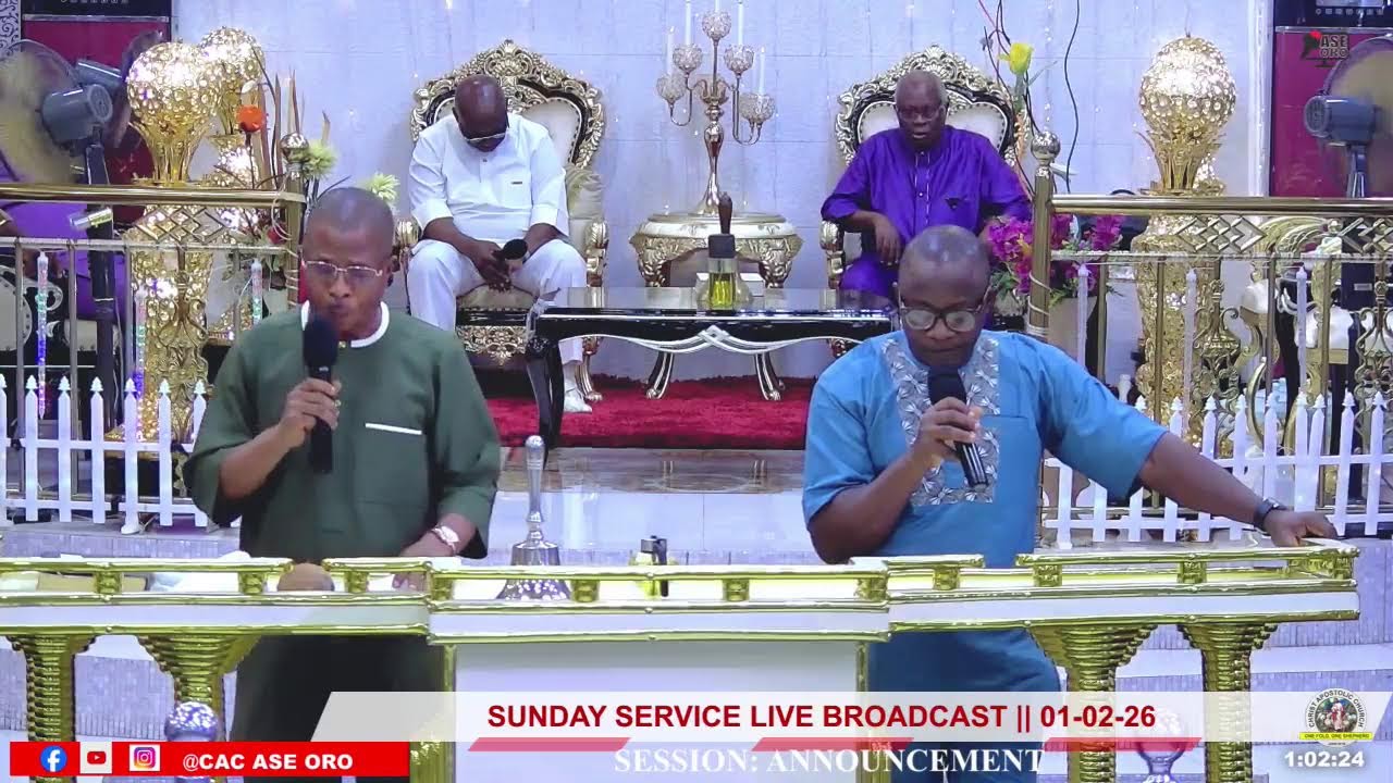 SUNDAY SERVICE LIVE BROADCAST | 01- 02 - 26
