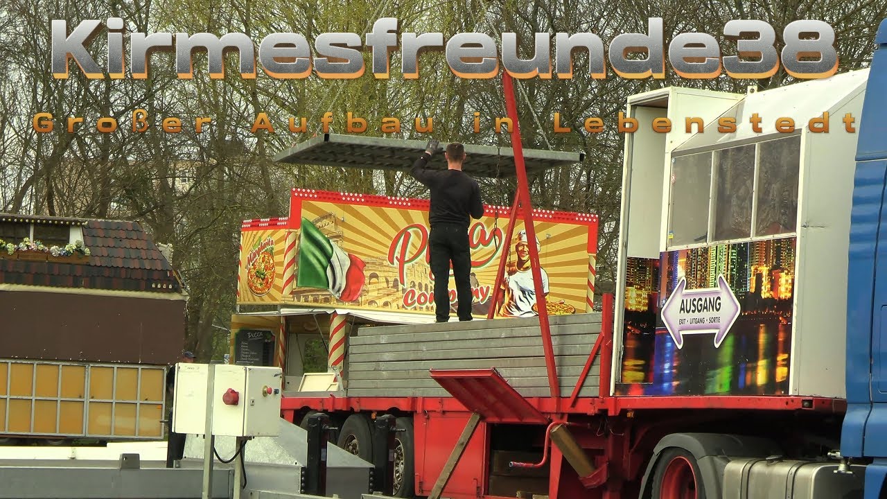 Aufbaubericht zum Ostermarkt Lebenstedt 2024, inkl. Onride-Probefahrt