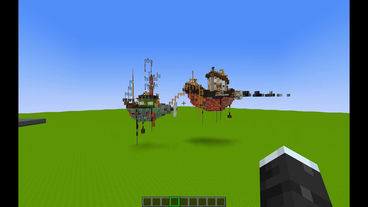 Minecraft Flying Boats Build Inspired by Bdouble0100...