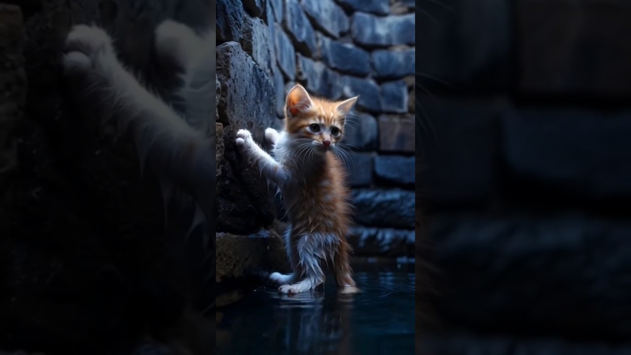 Heroic Rabbit Saves Kitten from Deep Well - Emotional Animal Rescue Viral Video