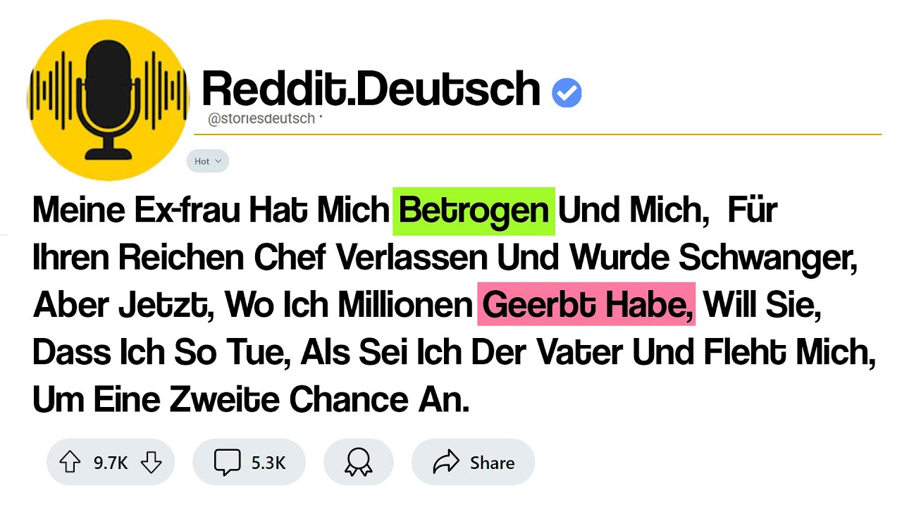 reddit-geschichte - Meine Ex-frau Hat Mich Betrogen Und Mich, F&uuml;r Ihren Reichen Chef Verlassen...