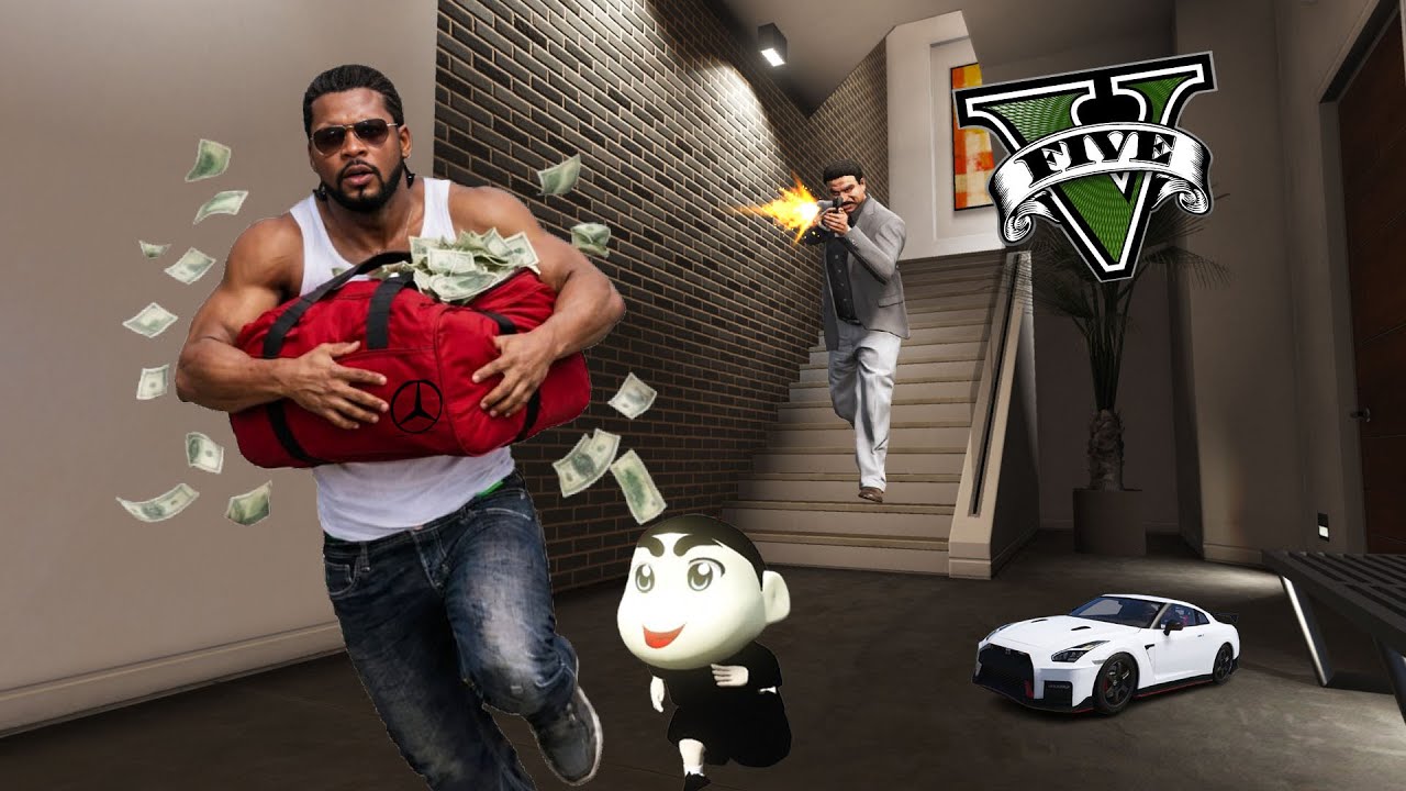 Me An Shinchan Stoled The Rare Bag From A Mafia | GTA 5 Malayalam
