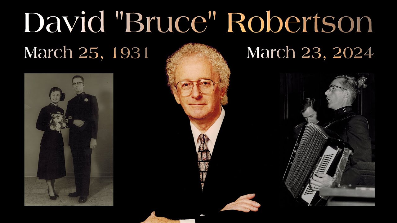 Memorial Service for Bruce Robertson