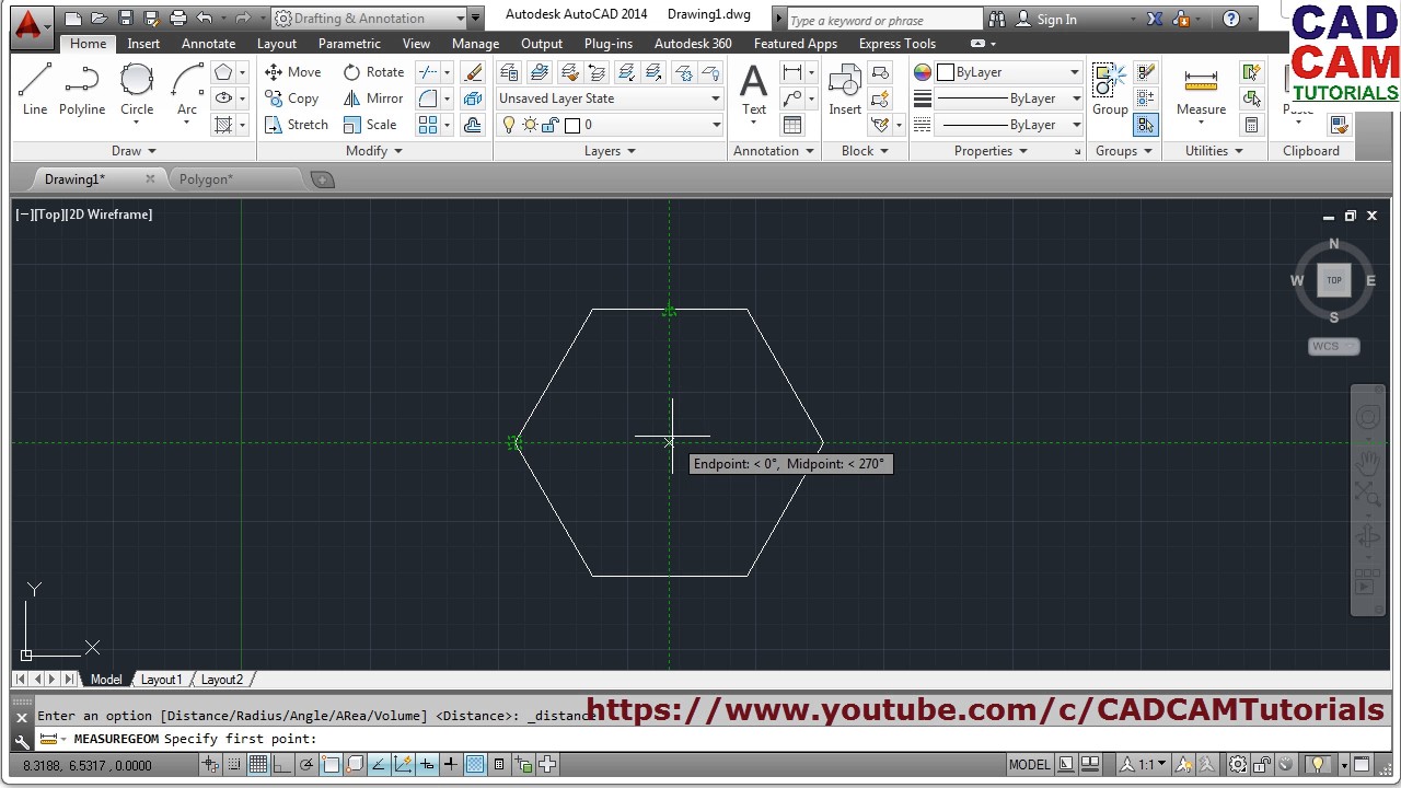 AutoCAD Training Tutorial for Beginners | Lesson - 3