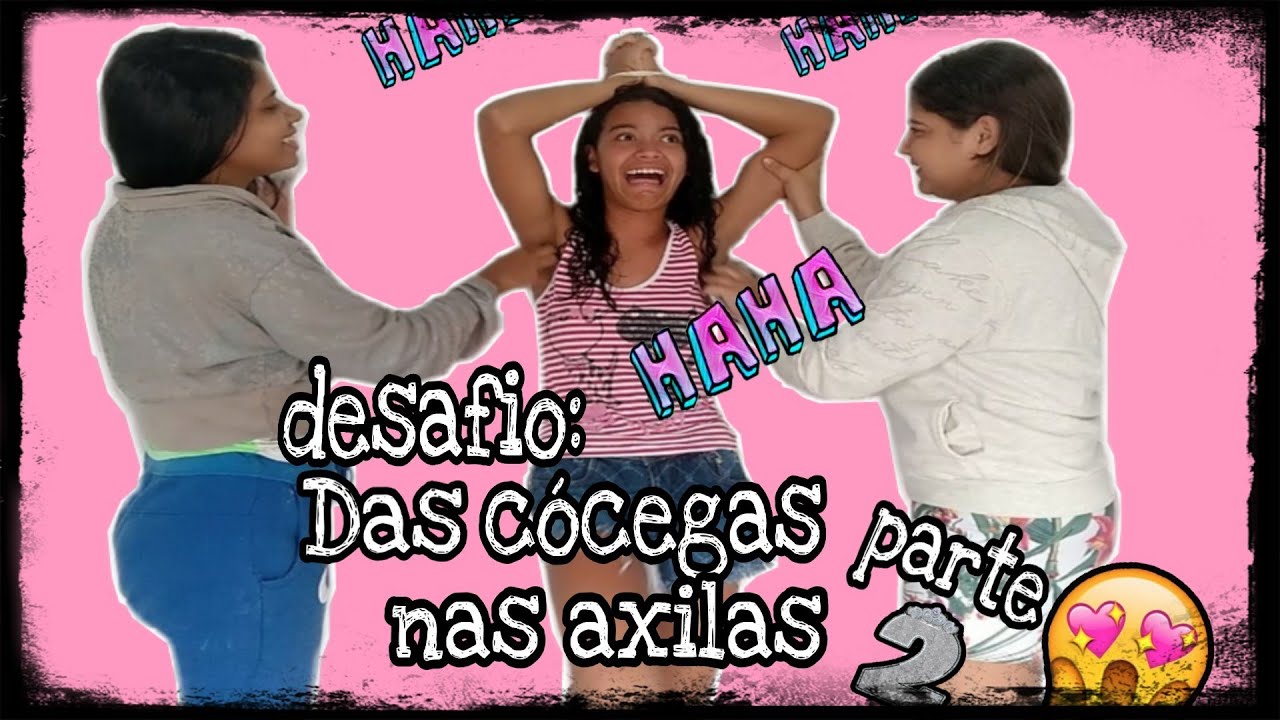 DESAFIO DAS CÓCEGAS NAS AXILAS COM NOSSA  PRIMA #parte2