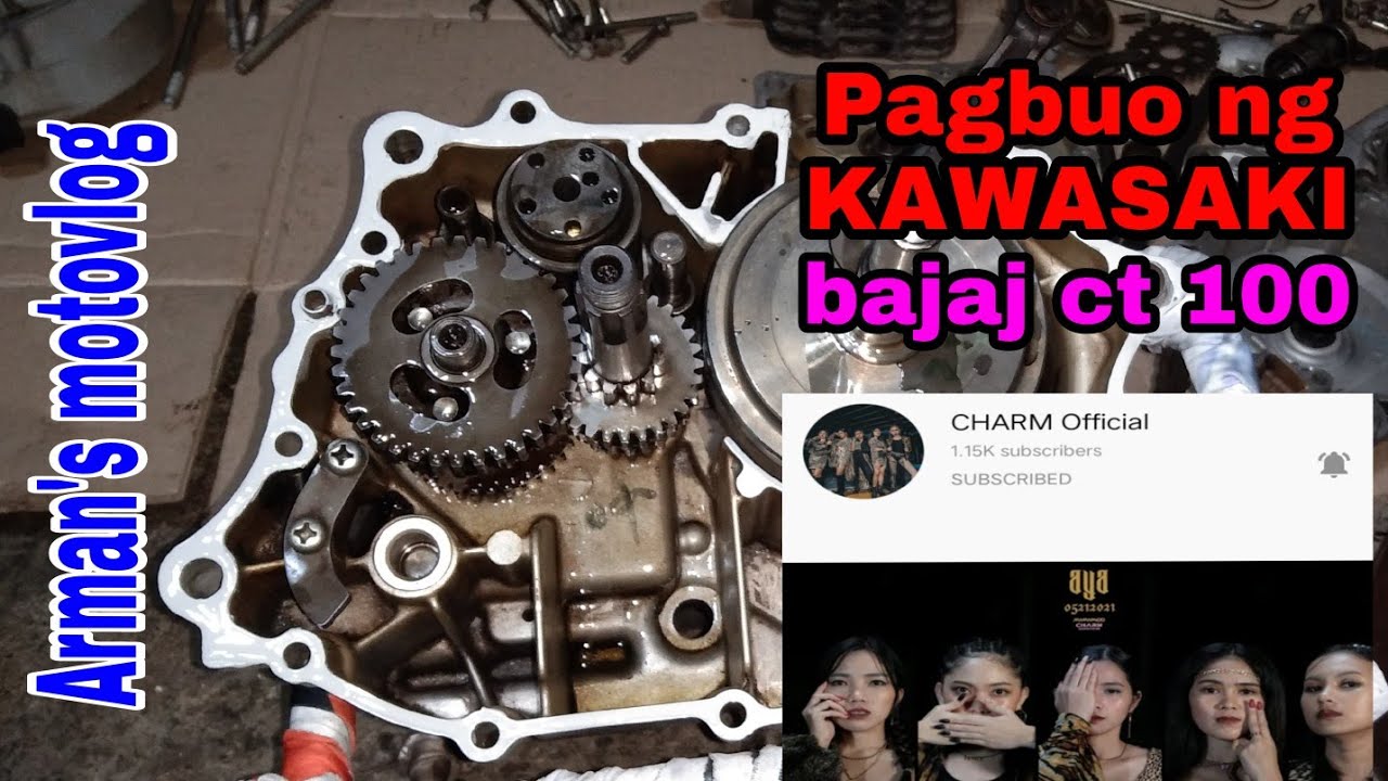 PAANO MAGBUO NG MAKINA?KAWASAKI BAJAJ CT 100