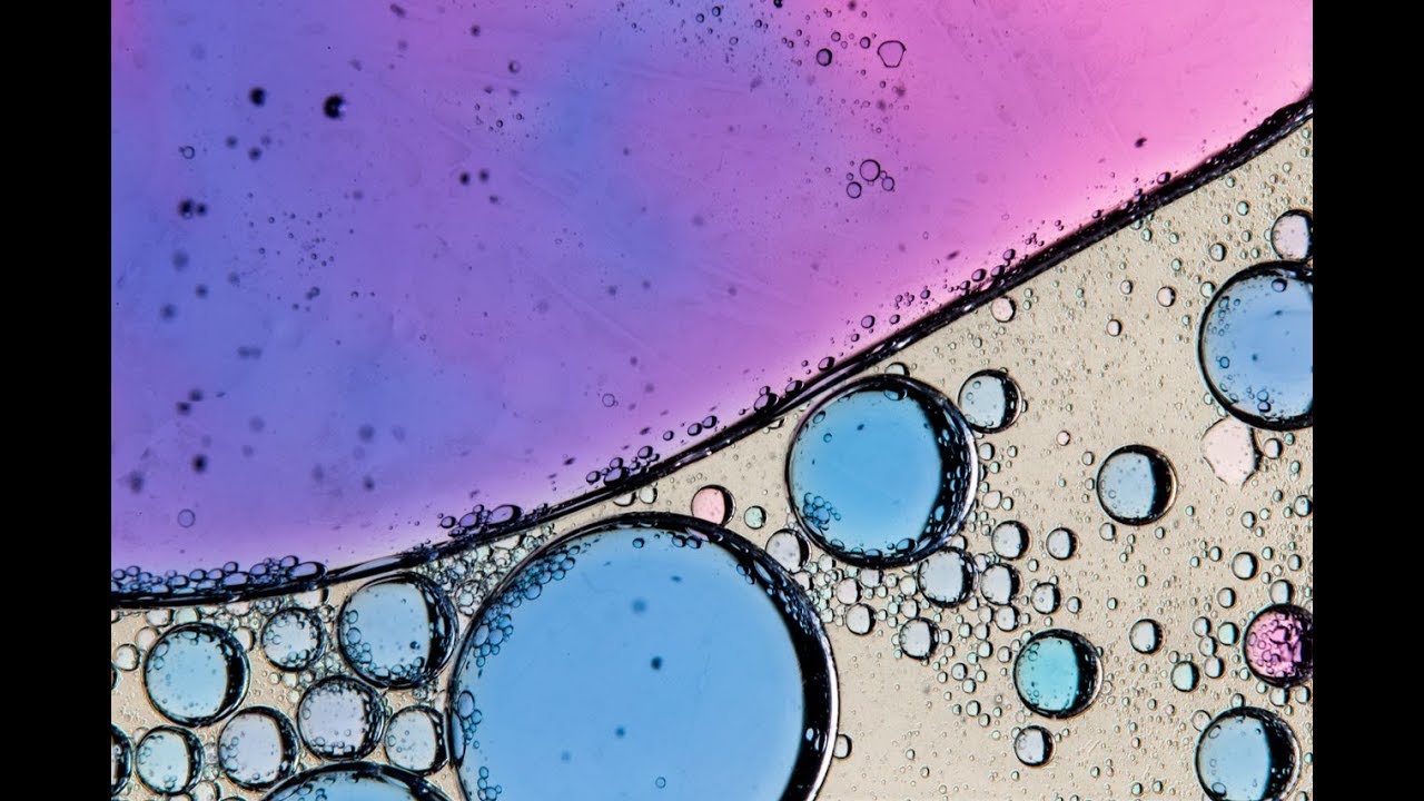 Macro Photography With Oil, Water And Food Coloring Plus A 3D Effect - MacroWorld