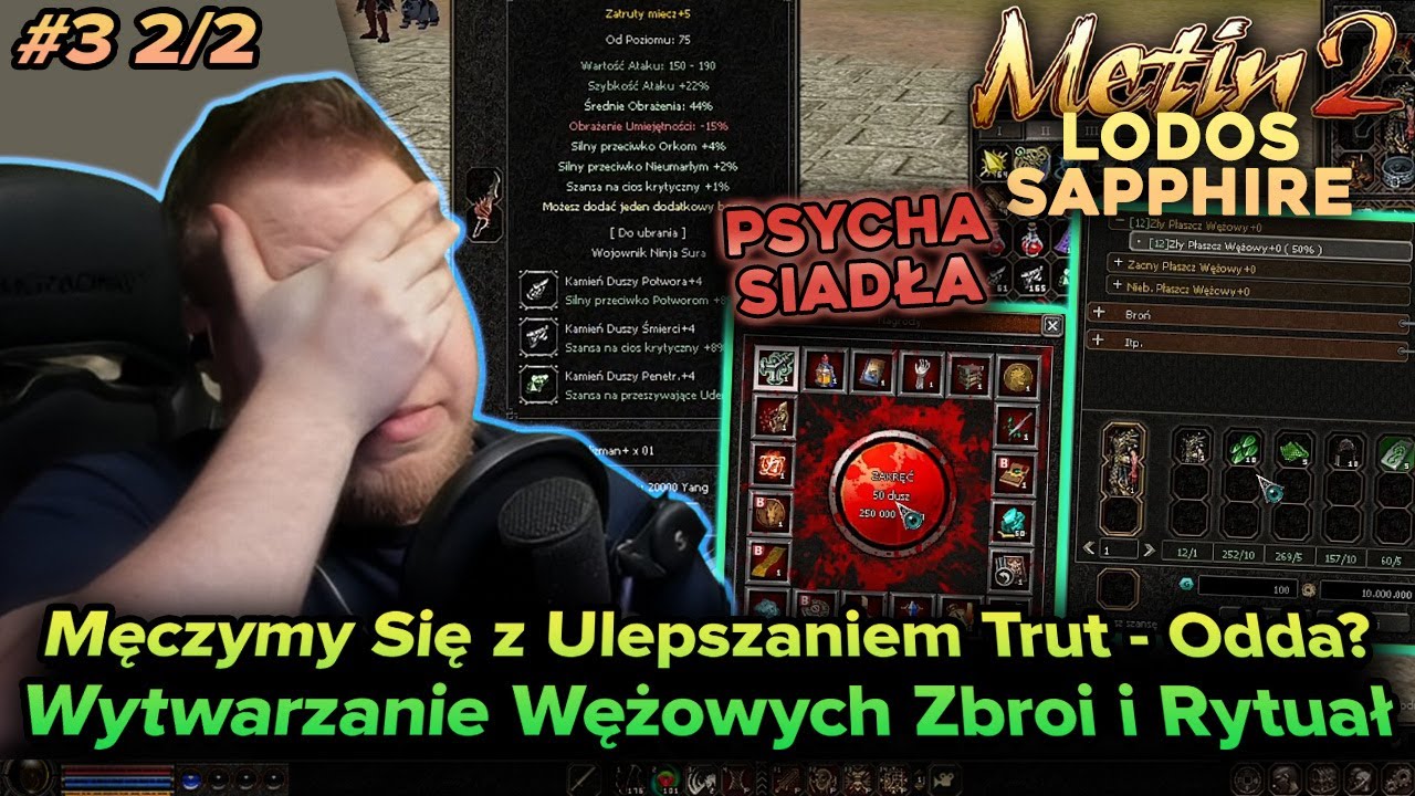 Sabal - Metin2 - Lodos/Sapphire – Psycha siadła od Truty, wytwarzanie zbroi oraz rytuał - Dz.3 Cz.2