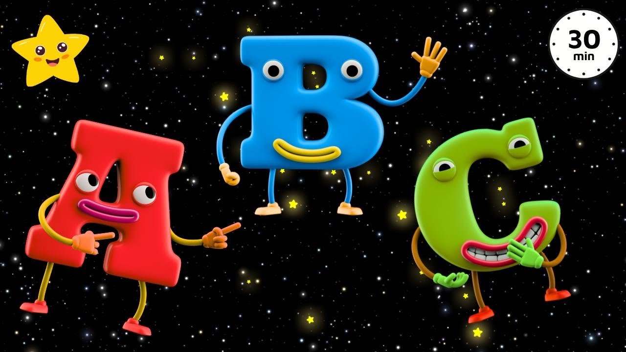 ABC Song for Toddlers | Learn ABCD Alphabet A-Z with COLORS & SHAPES | Preschool & Kindergarten