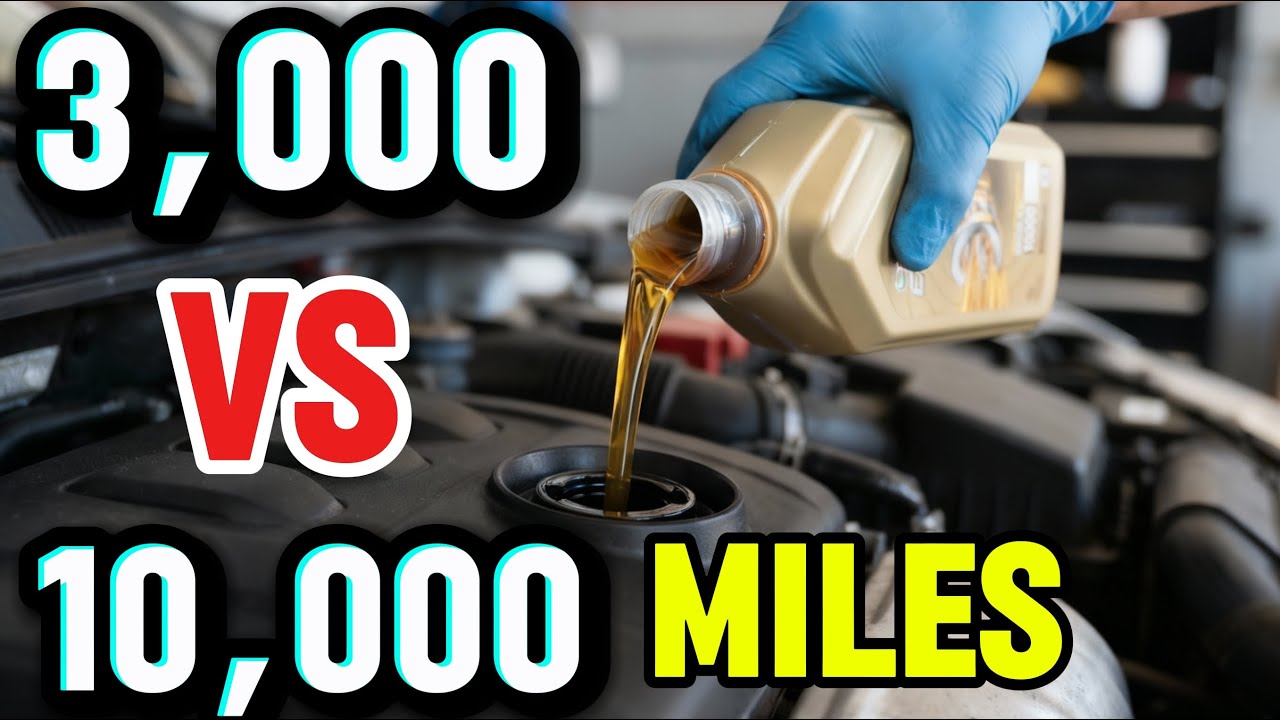 3,000 vs 5,000 vs 10,000 Miles: Best Oil Change Interval?