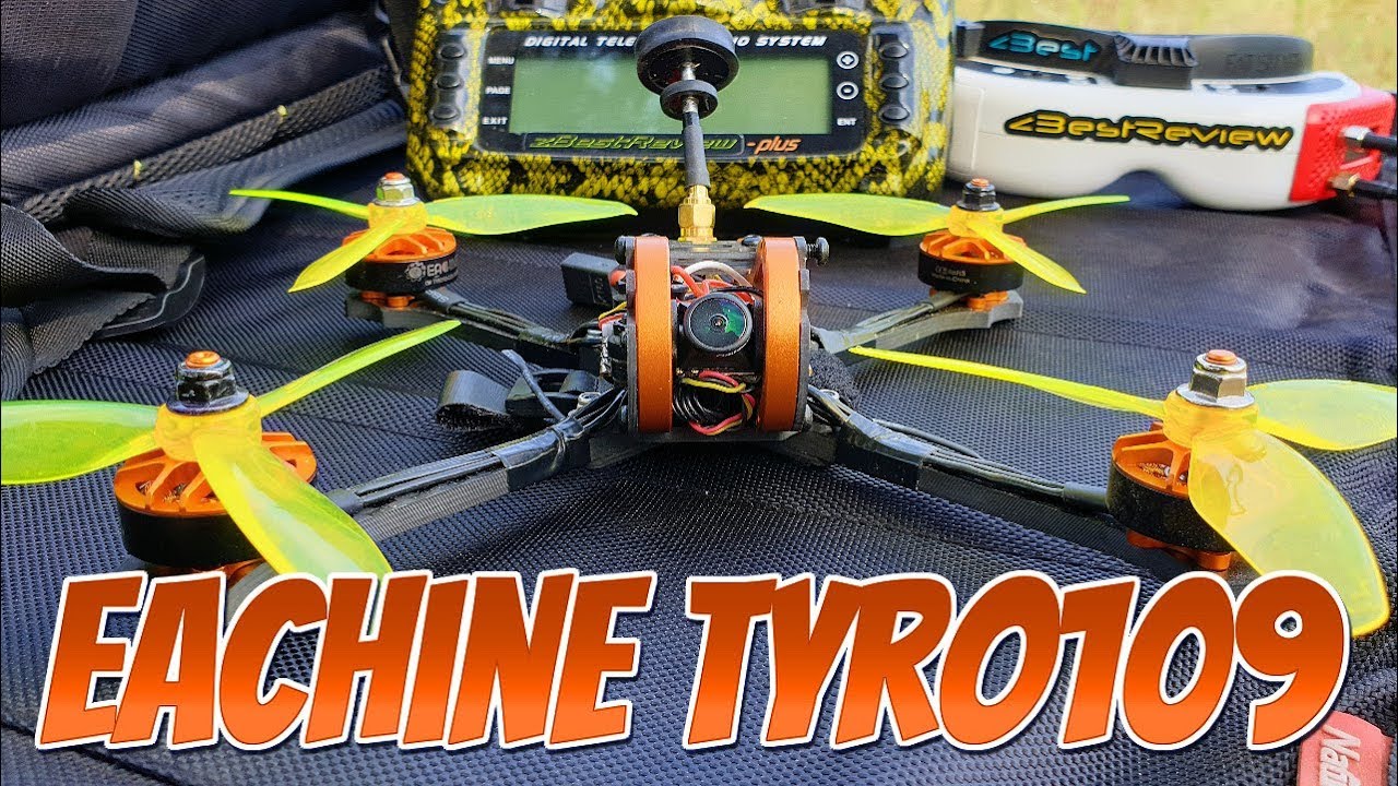 ✔ Полеты на  Eachine Tyro109 - Бюджетный FPV Квадрокоптер! 97$ Лето 2019