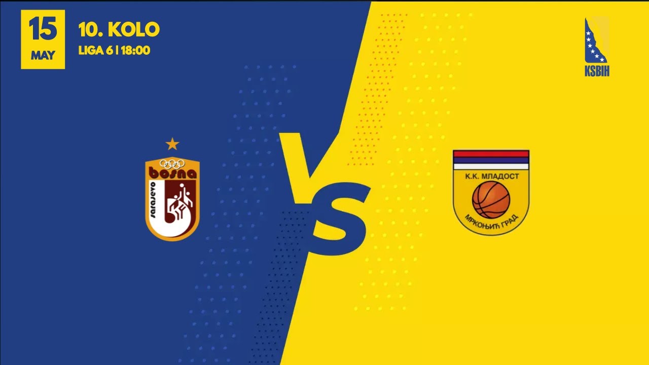 KK Bosna Meridianbet - KK Mladost - 10. kolo - Liga 6 - KSBIH - 2023/2024