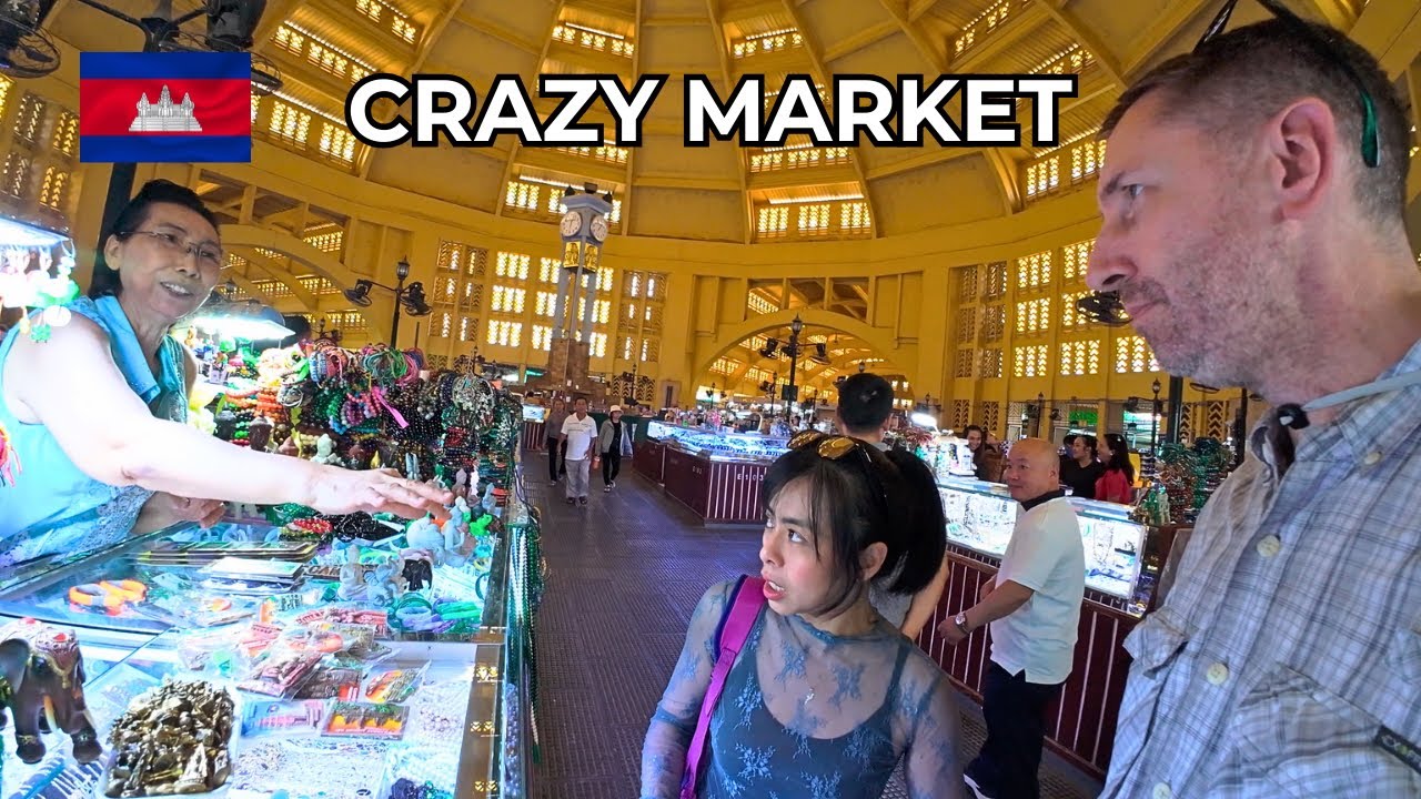 Cambodian T-shirt Hunt In Phnom Penh's Most Iconic Market 🇰🇭