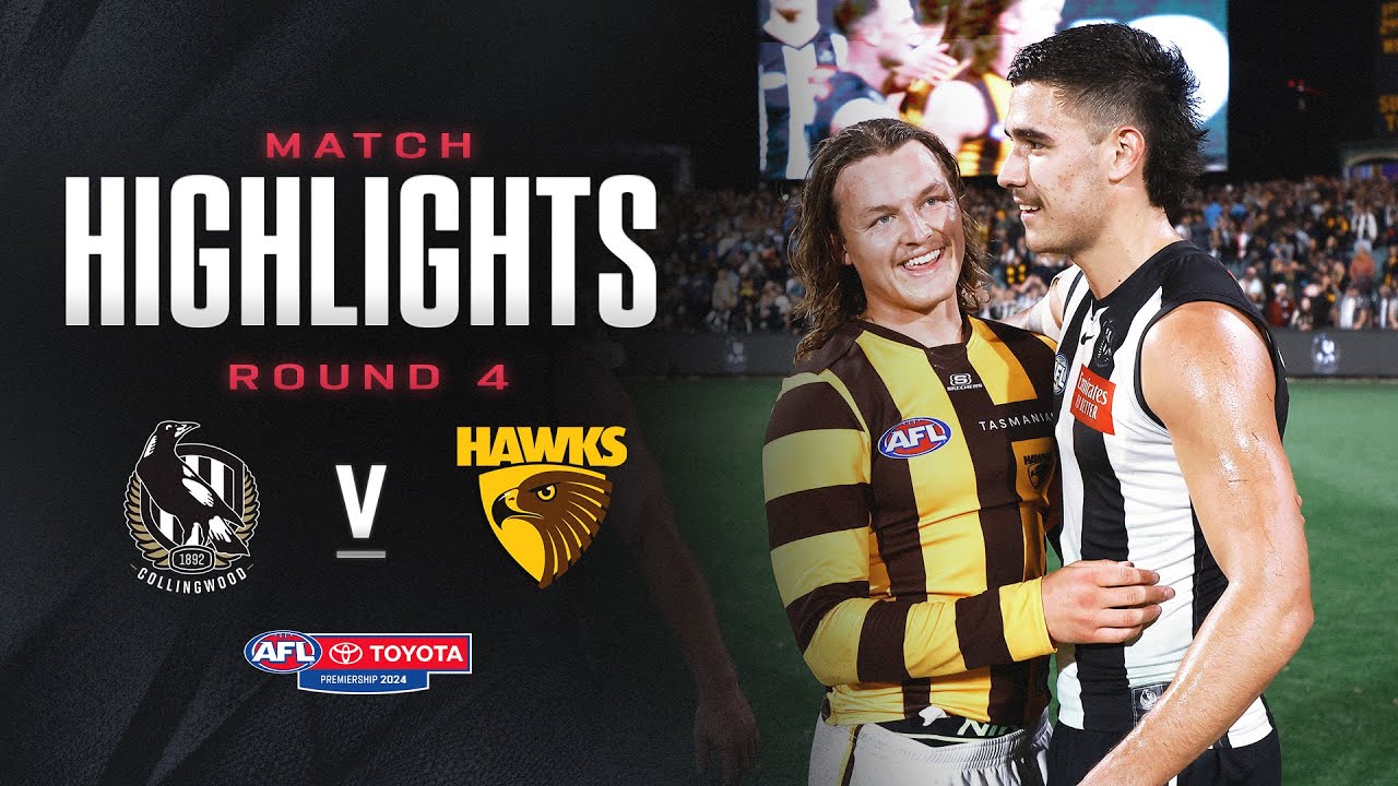 Collingwood v Hawthorn Highlights | Round 4,2024 | AFL