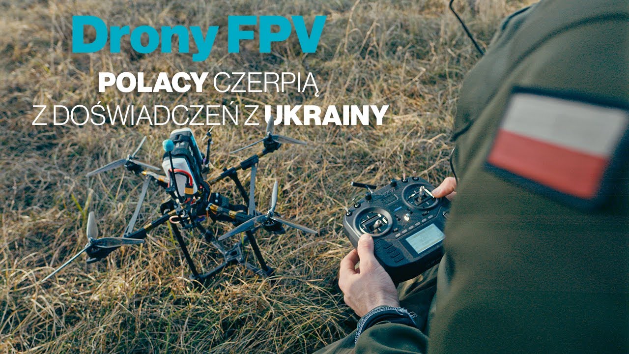 Drony FPV - doświadczenia Ukrainy. Polscy żołnierze testują je w Orzyszu