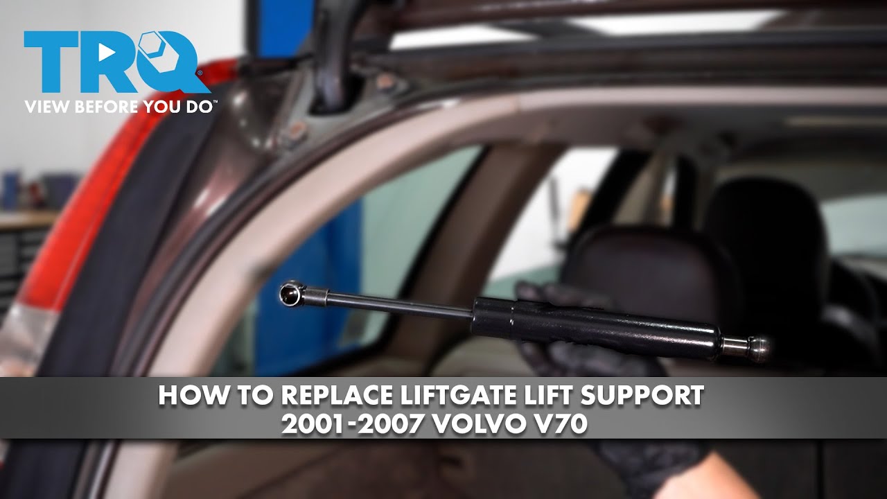 Как заменить опору подъемника подъемной двери Volvo V70 2001-2007 гг.