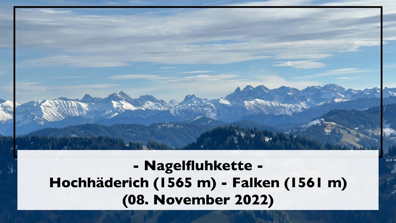 Hochhäderich [1565 m] - Falken [1561 m] (08. November 2022)