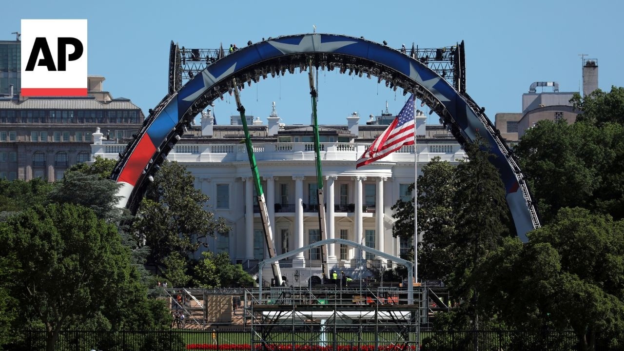 A look at Trump's renovation projects in DC ahead of America's 250th birthday