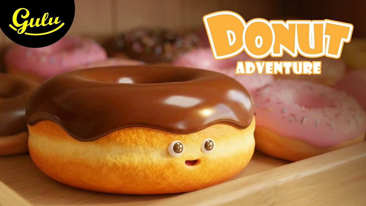 Donut Adventure - Animated Short Film by GULU #doughnut #bread #animation #cartoon