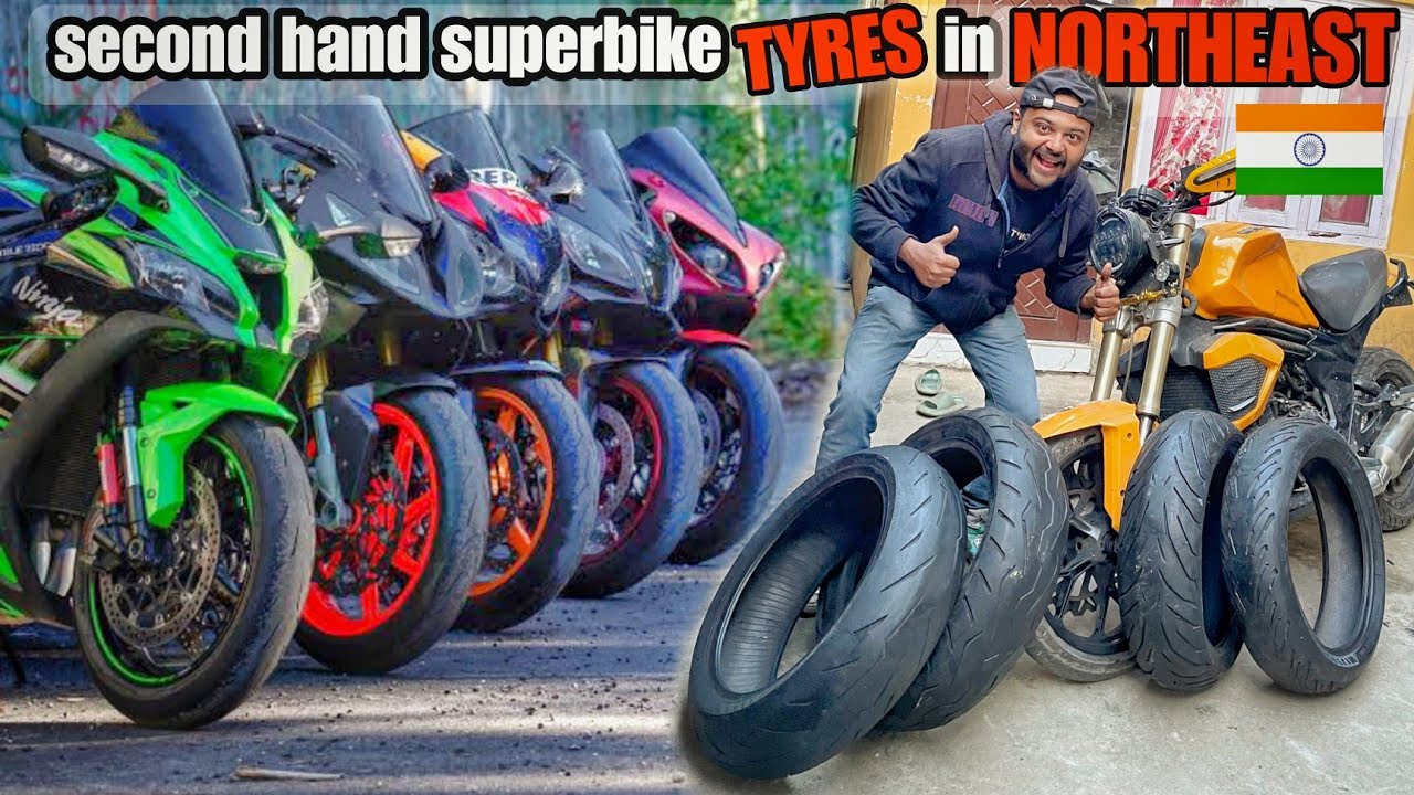 Second Hand Superbike Tyres in North East India 🔥🏍️