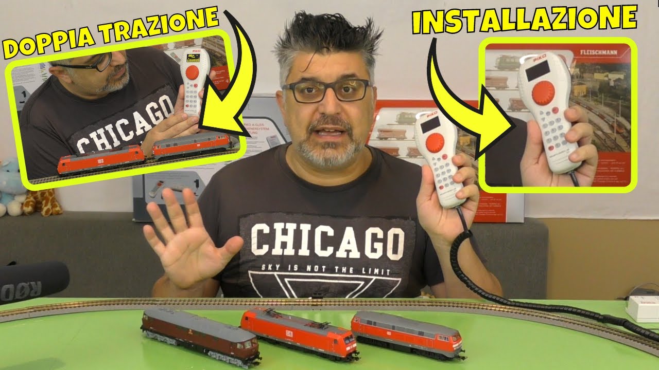 DOPPIA TRAZIONE + INSTALLAZIONE LOCOMOTIVE CON LO SMART CONTROLLER LIGHT PIKO
