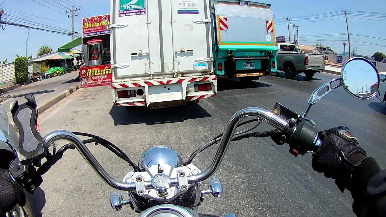 HONDA PHANTOM TA200 ทดสอบกล้อง EKEN H9R