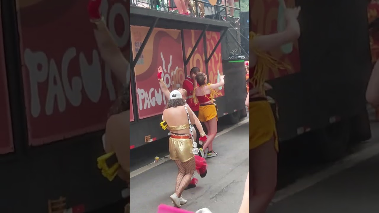 #street carnival in São Paulo Brazil 