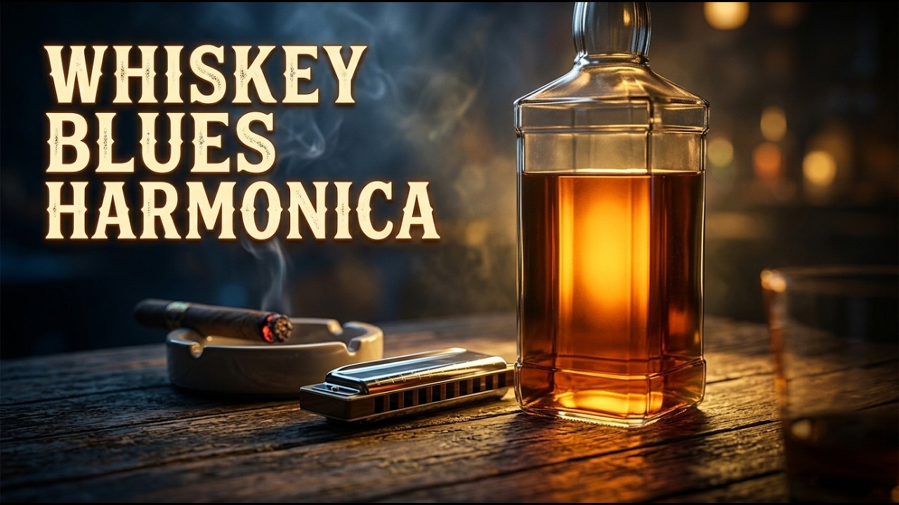 Whiskey Blues Harmonica Instrumental | Deep Blues Mood