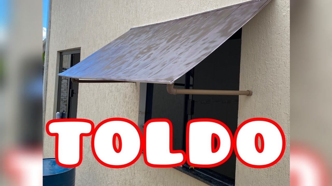 Como fazer TOLDO de PVC - DICAS CRIATIVAS