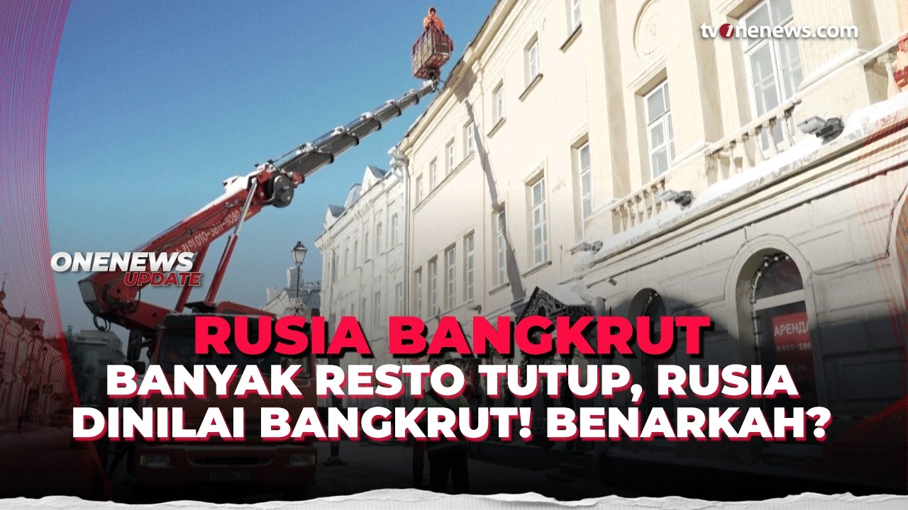 Restoran Tutup Beruntun, Suku Bunga Tinggi Tekan Usaha Rusia | OneNews Update
