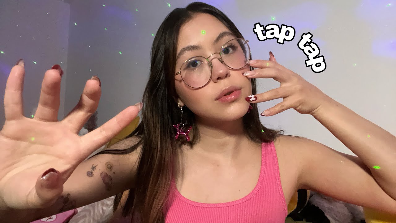 ASMR Invisible Face Tapping and Scratching (Your Face and Mine - Different Textures and Sounds)