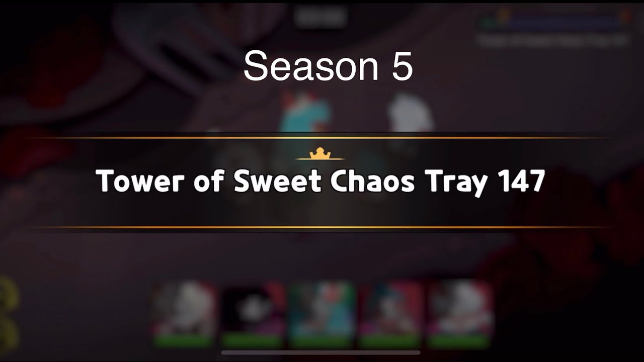 Cookie Run Kingdom | Tower of Sweet Chaos Season 5 Tray 147
