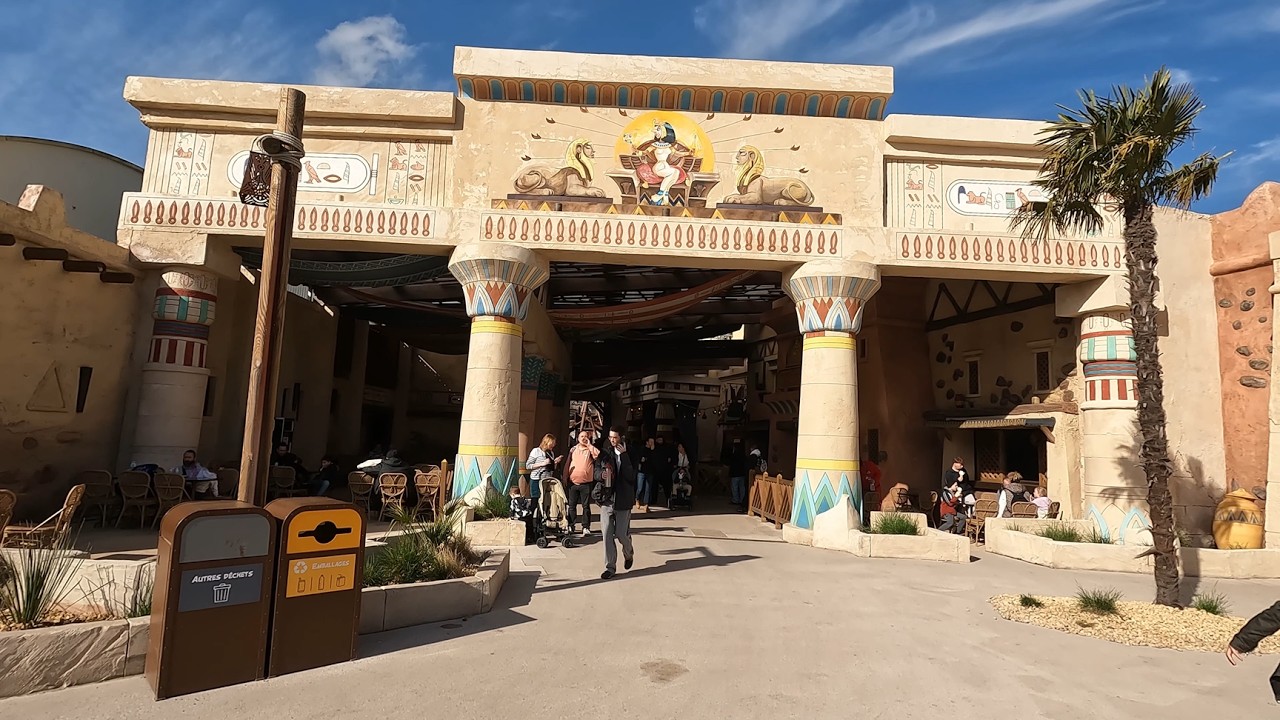 C&eacute;tautomatix and Egyptian area walkthrough Parc Ast&eacute;rix 2026