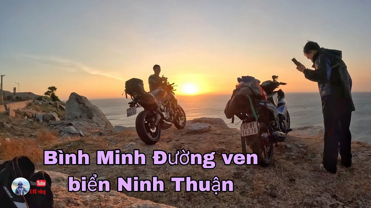 Tour Ven biển Vĩnh Hy bằng moto Kawasaki Z650 ( phần 2) cảnh đẹp biển Cà Ná!