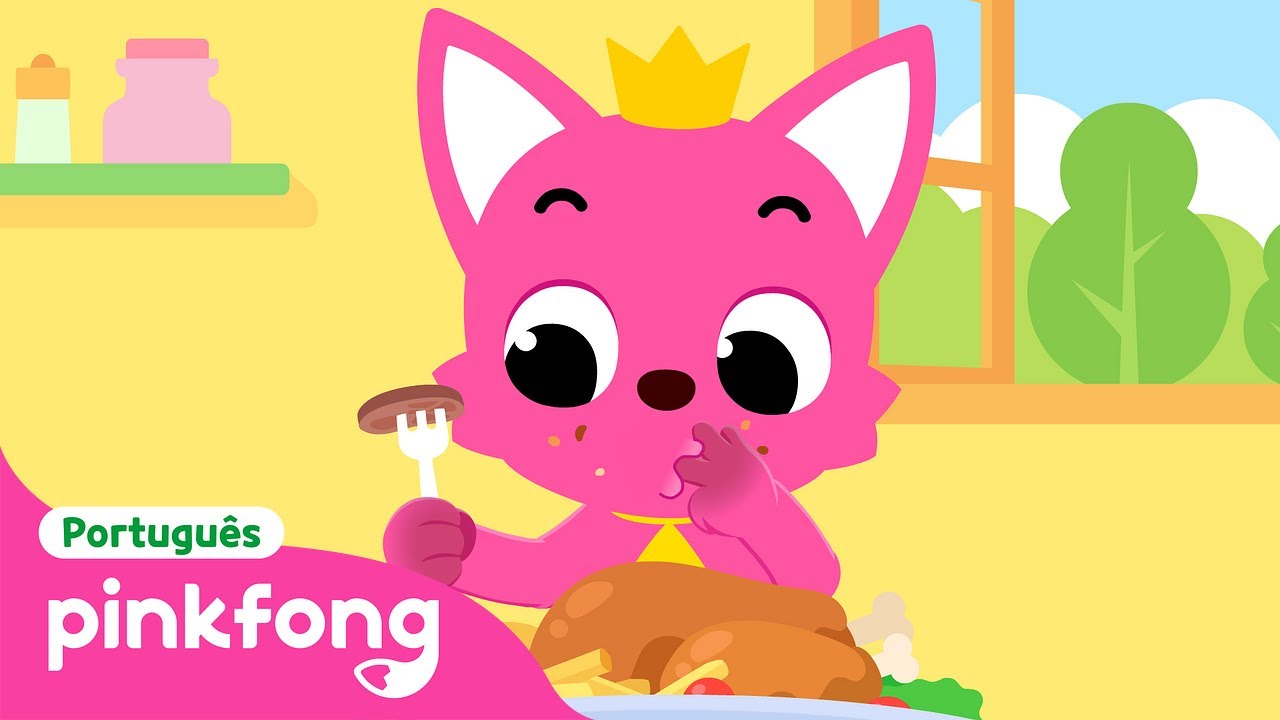 Boas Maneiras na Mesa | H&aacute;bitos Saud&aacute;veis | Pinkfong, Beb&ecirc; Tubar&atilde;o! Can&ccedil;&otilde;es para Crian&ccedil;as