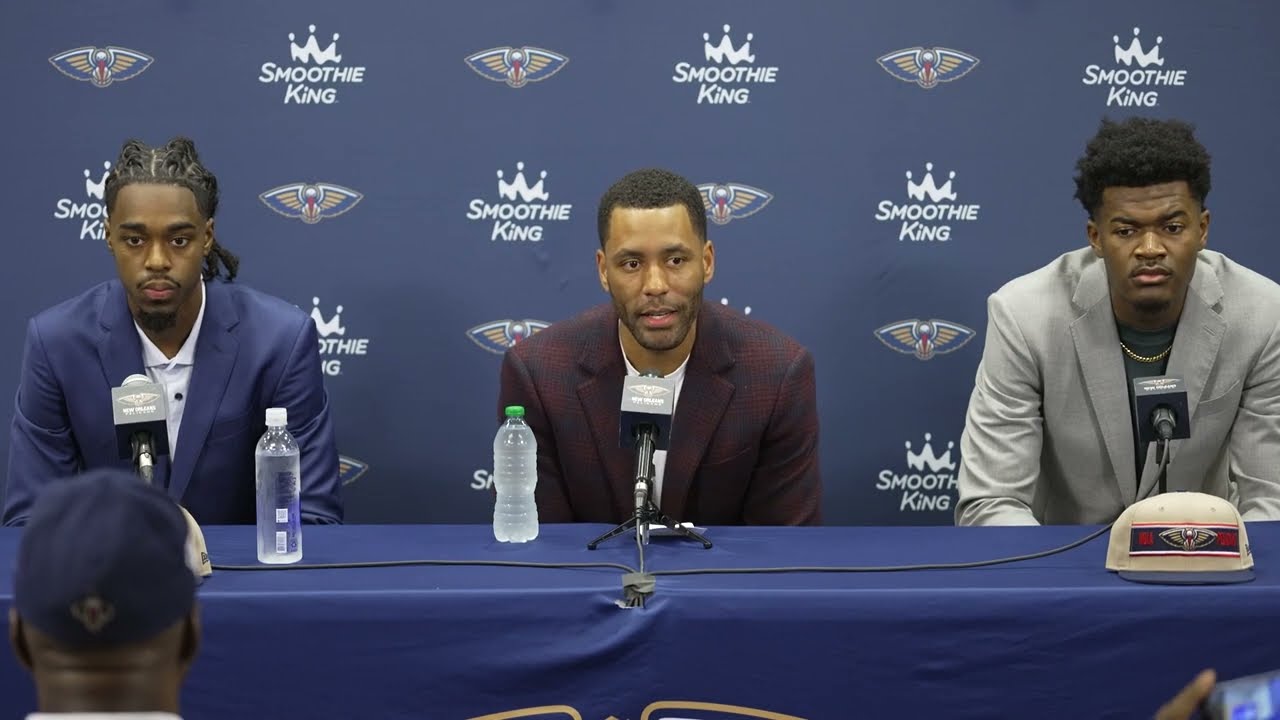 Yves Missi & Antonio Reeves Introductory Press Conference | New Orleans Pelicans