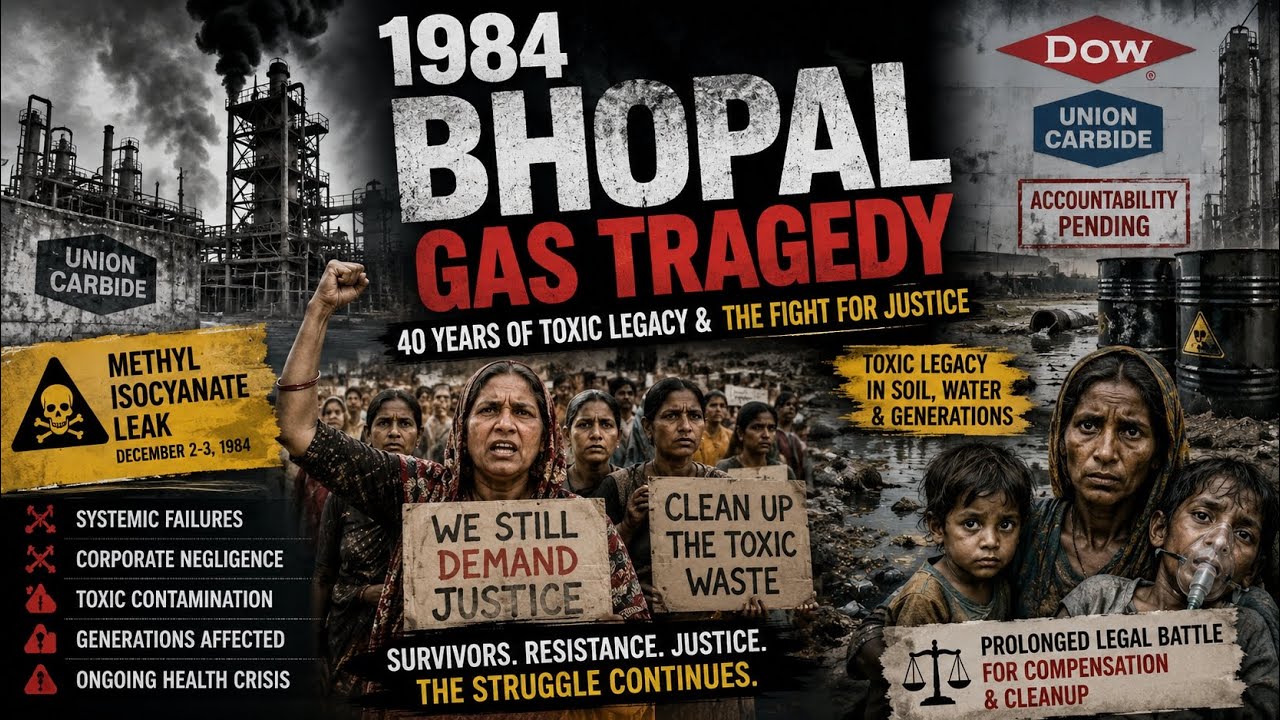 Bhopal Gas Tragedy 1984: Toxic Legacy, Corporate Negligence & The Fight for Justice