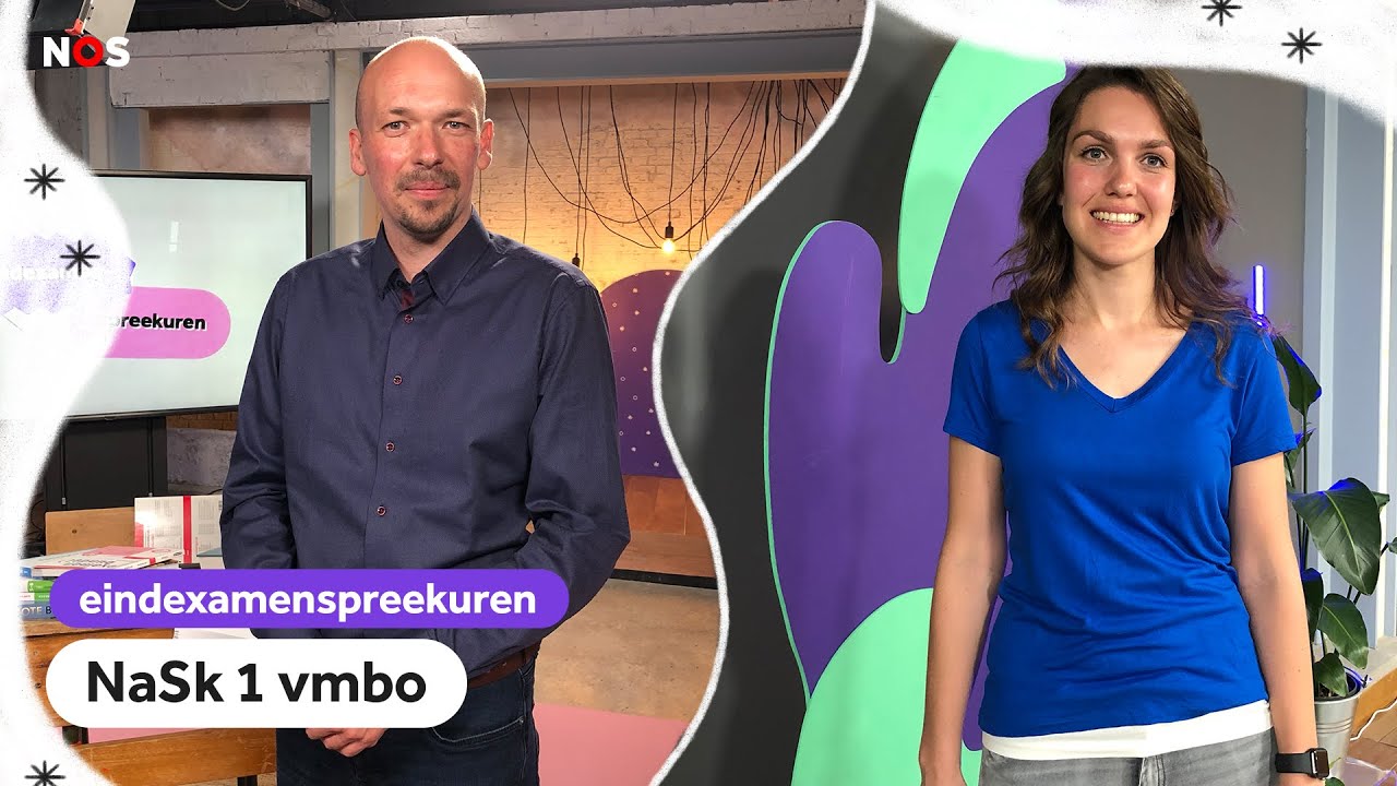 Examenspreekuur NaSk-1 vmbo met docenten Meneer Wietsma en Madeleine