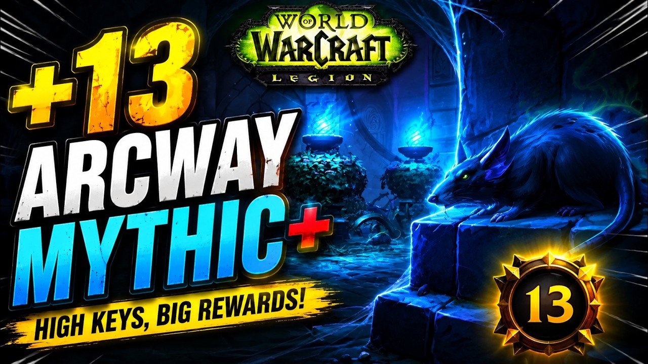 +13 Mythic Arcway! 5 BM HUNTERS!!