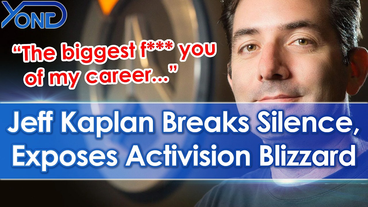 Jeff Kaplan Exposes Ugly Truth Behind Why He Left Activision Blizzard & Overwatch...