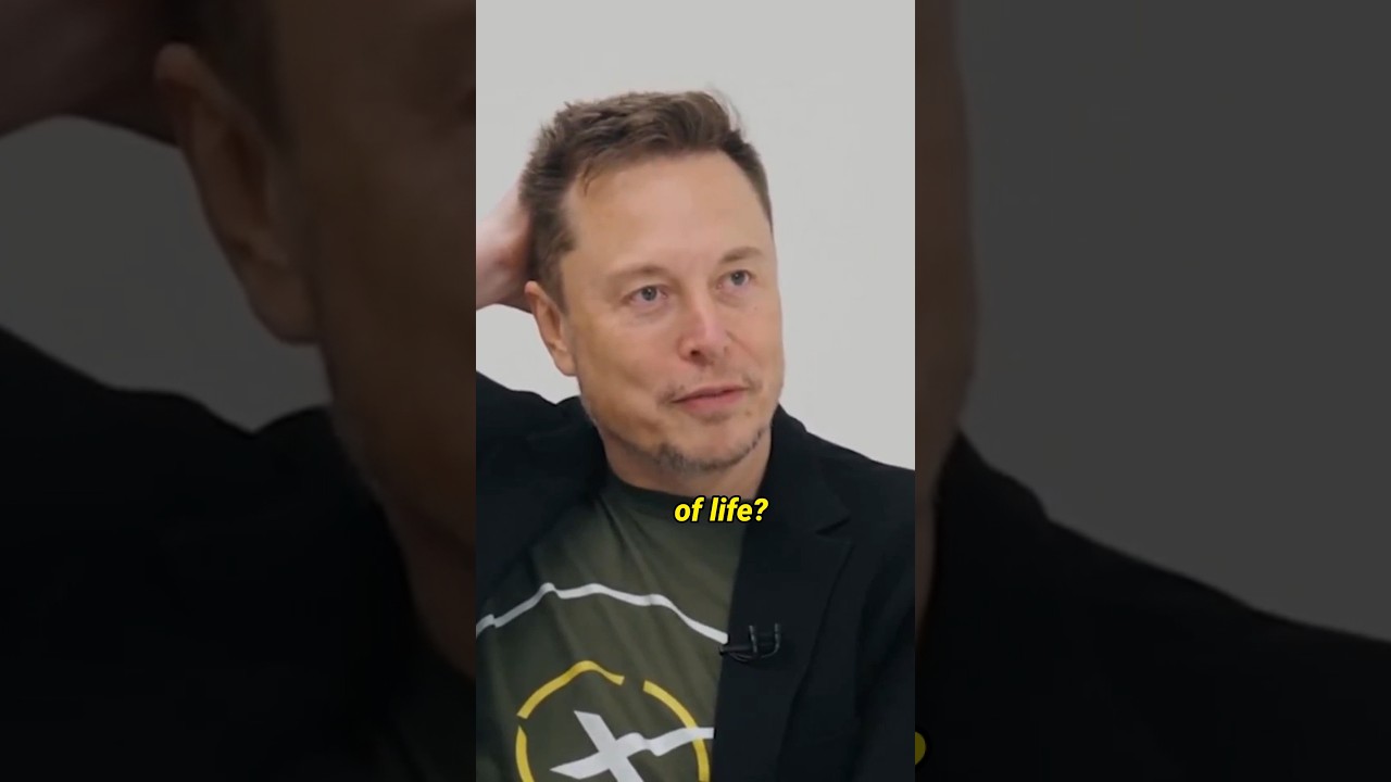 Elon Musk on the Meaning of Life: Is 42 Really the Answer?#ElonMusk #Philosophy #Shorts #Science
