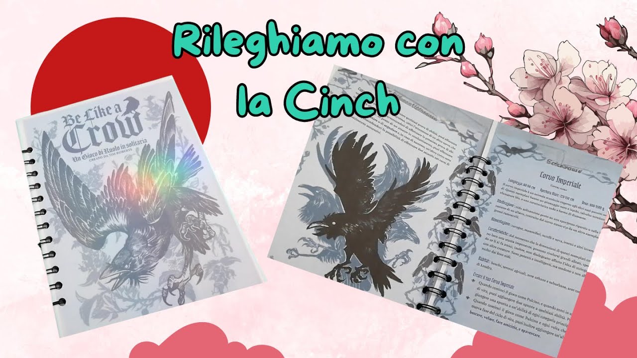 📕📗Rileghiamo un manuale Gdr con la Cinch - We R Memory Keeper 📖📓#cinch