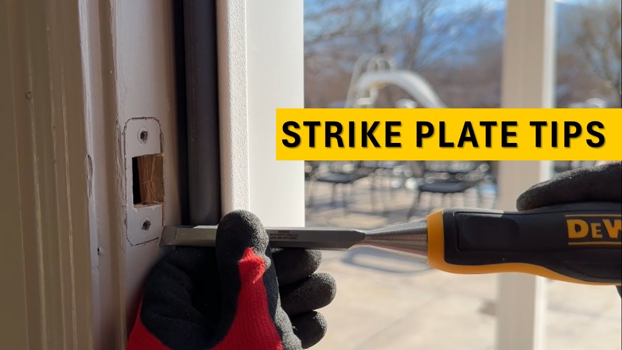 How to Install a Door Strike Plate