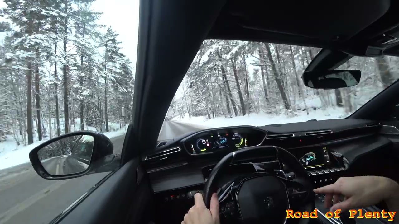 A first winter impression of the Peugeot 508 SW PSE