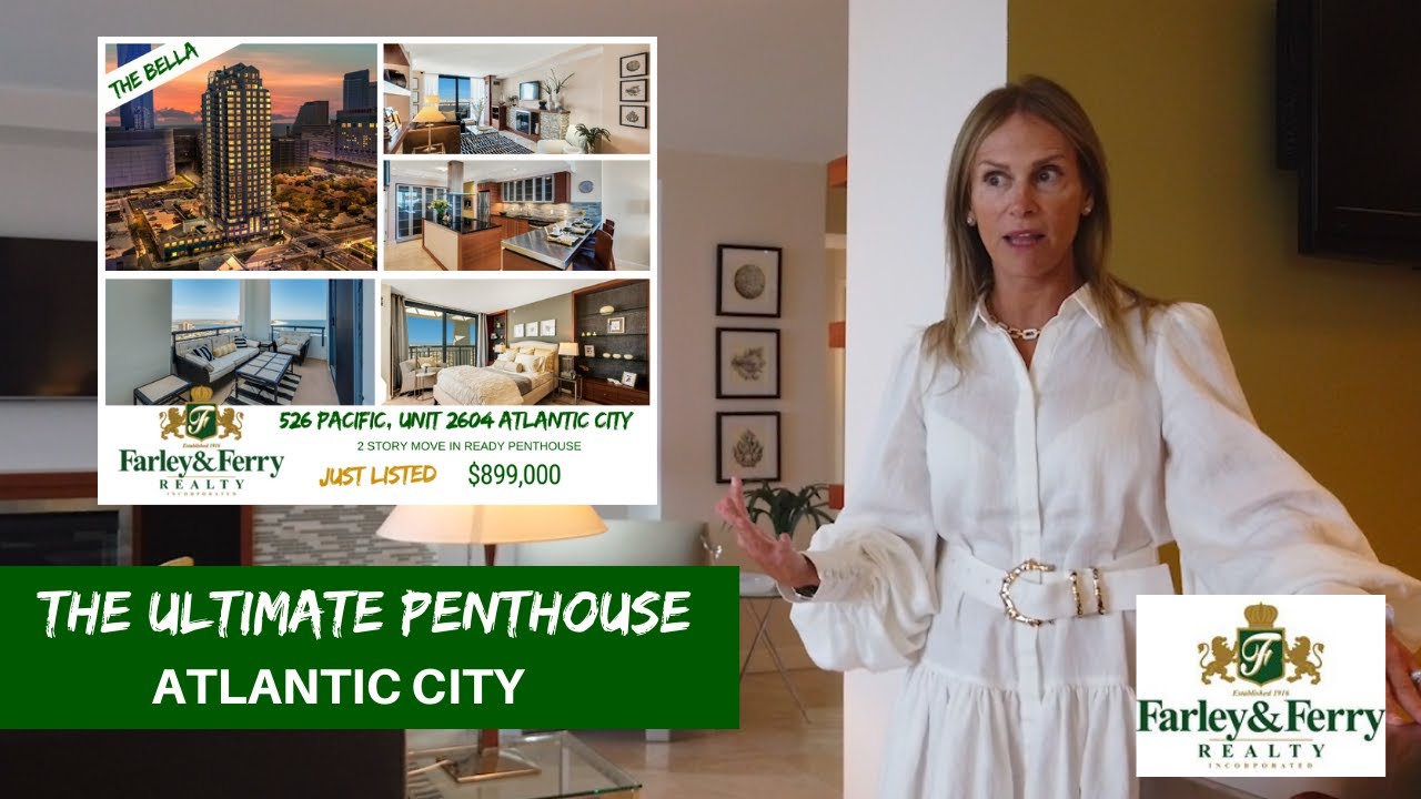 LUXURIOUS 2 STORY PENTHOUSE | THE BELLA  UNIT 2604 526 PACIFIC AVE, ATLANTIC CITY