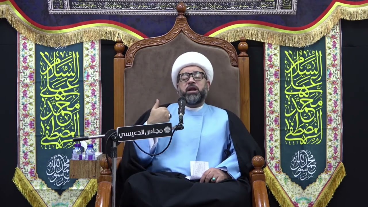 من حياة هاشم جد النبي (ص) ومرقده الشريف بغزة  - الشيخ ياسين الجمري - مجلس الدعيسي