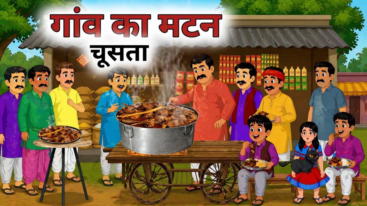 मटन चूसता बनानेवाला का कहानी। Mutton chusta bananewala| Hindi Kahaniyan | Moral Stories।Hindi Kahani